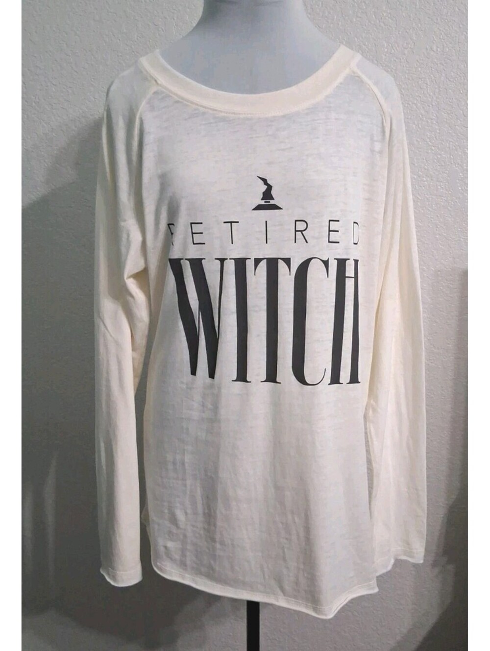 LuLuRoe Retired Witch XL, Sheer, Long Sleeve T-shirt, EUC